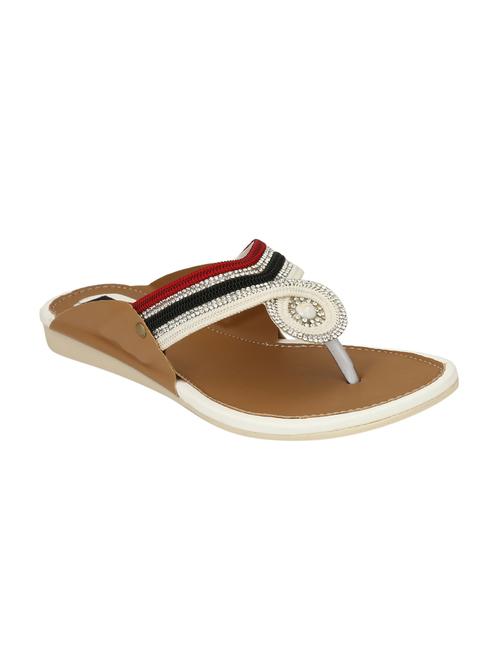 multi colored toe separator sandal - 15140164 - Very Small Image - 1