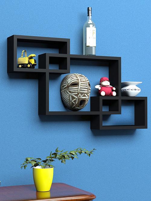 intersecting wall floating shelf - 15140569 - Very Small Image - 1