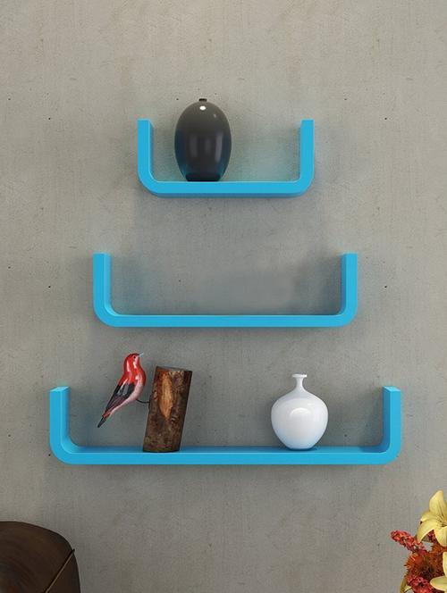 u-shaped set of 3 wall shelf - 15140590 - Very Small Image - 1