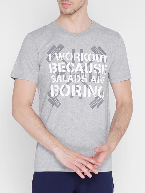 grey cotton tshirt - 15141059 - Very Small Image - 1