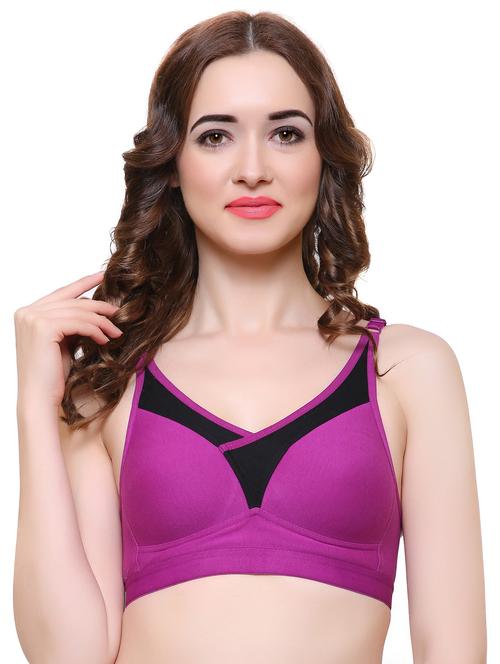 contrast detail solid bra - 15142073 - Very Small Image - 1