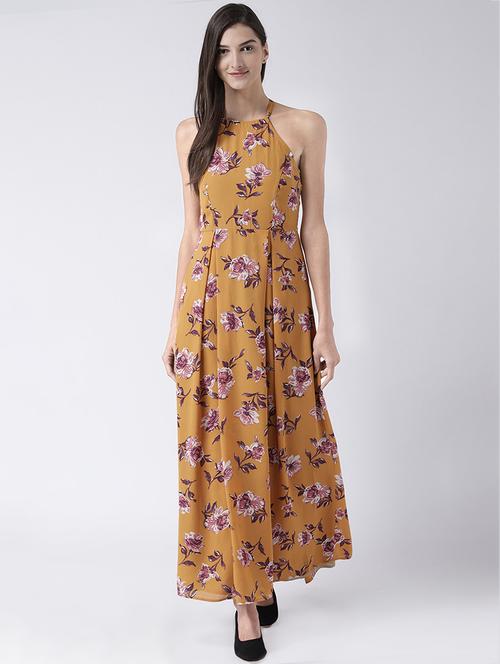 yellow floral maxi dress - 15144417 - Very Small Image - 1