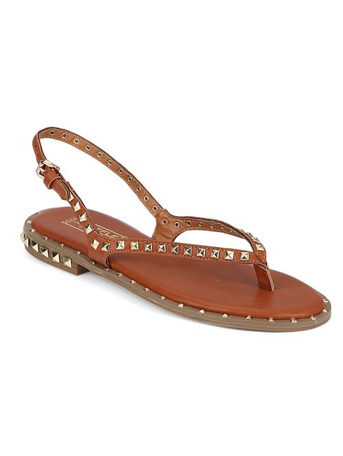 tan back strap sandal - 15144666 - Very Small Image - 1