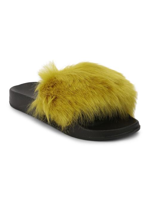 yellow patent leather slides - 15144692 - Very Small Image - 1