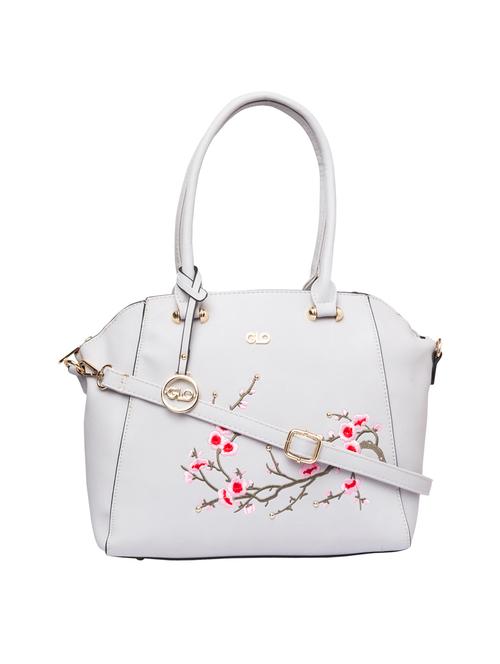 grey leatherette (pu) handbag - 15146107 - Very Small Image - 1