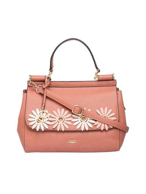 pink leatherette regular handbag - 15146163 - Very Small Image - 1