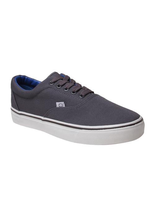 grey canvas lace up sneaker - 15146884 - Very Small Image - 1