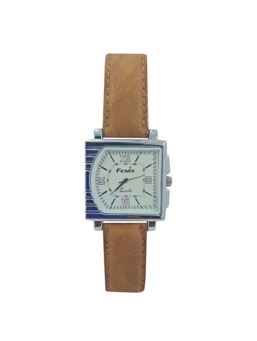 jm mens analog brown strap watch - 15147032 - Very Small Image - 1