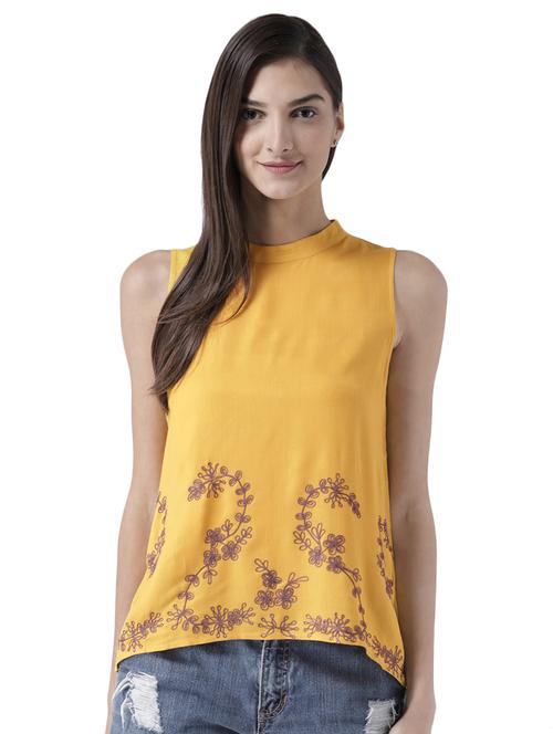women's straight mock neck top - 15147104 - Very Small Image - 1
