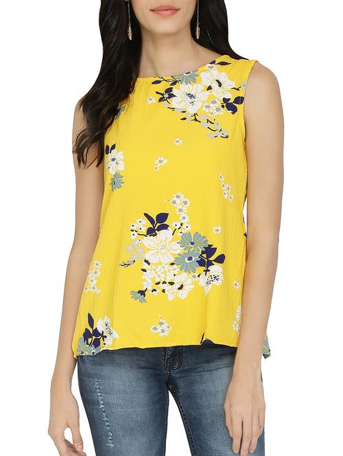 floral tulip back top - 15147180 - Very Small Image - 1
