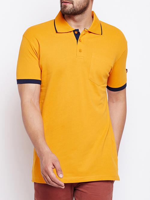 yellow cotton pocket t-shirt - 15148036 - Very Small Image - 1