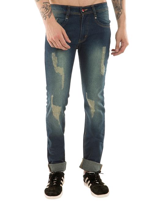 blue denim ripped jeans - 15148295 - Very Small Image - 1