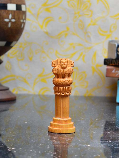 wooden ashoka pillar - 15149418 - Very Small Image - 1
