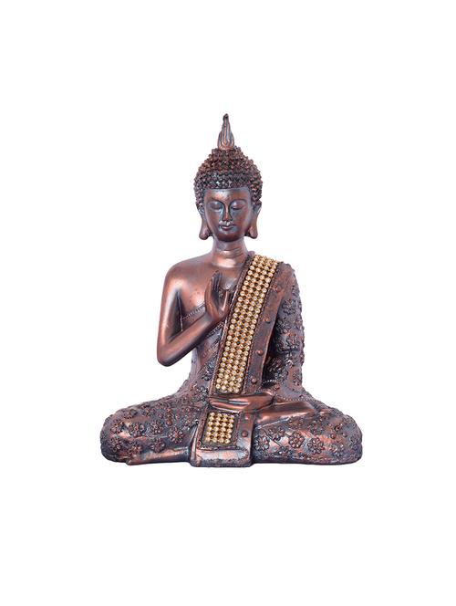 handcrafted meditating blessing buddha - 15149512 - Very Small Image - 1