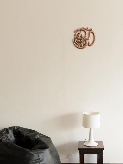 metal wall hanging of lord ganesha with om - 15149619 - Very Small Image - 1