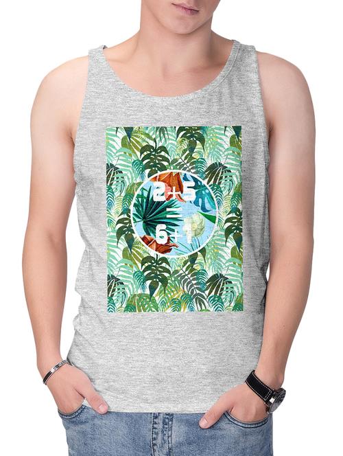 grey cotton vest - 15151442 - Very Small Image - 1