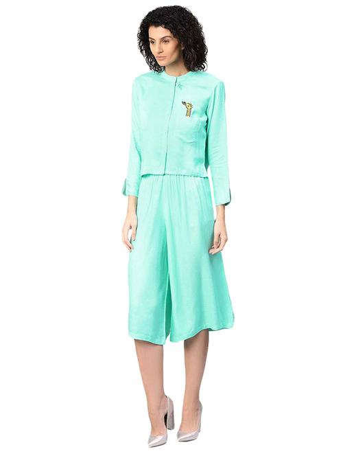 quirky patch top and culotte set - 15155007 - Very Small Image - 1