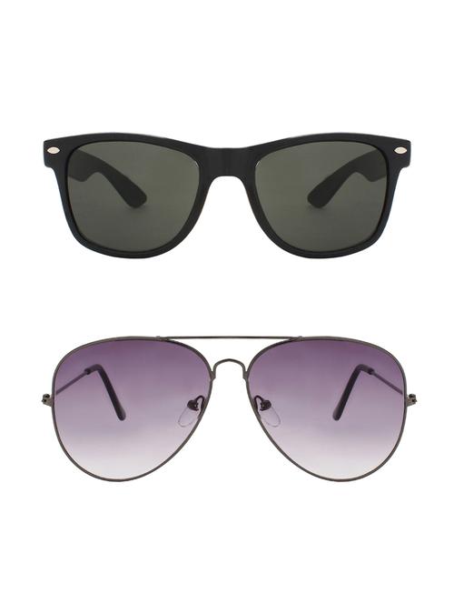 abner combo of 2 sunglasses wayfarer & aviator sunglasses-combo 2367 - 15156144 - Very Small Image - 1