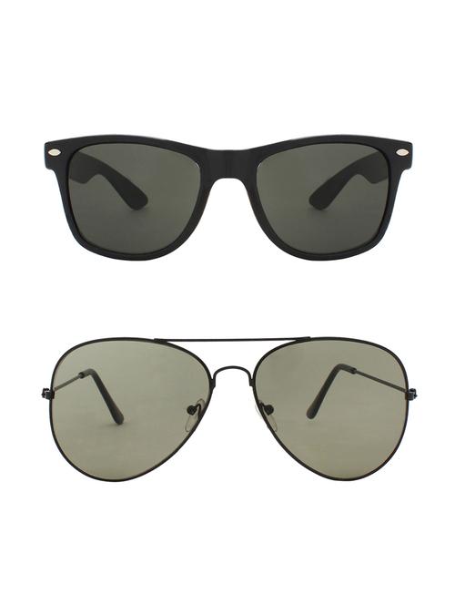 abner combo of 2 sunglasses wayfarer & aviator sunglasses-combo 2368 - 15156145 - Very Small Image - 1