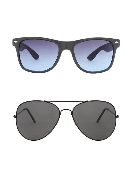 abner combo of 2 sunglasses wayfarer & aviator sunglasses-combo 2376 - 15156153 - Very Small Image - 1