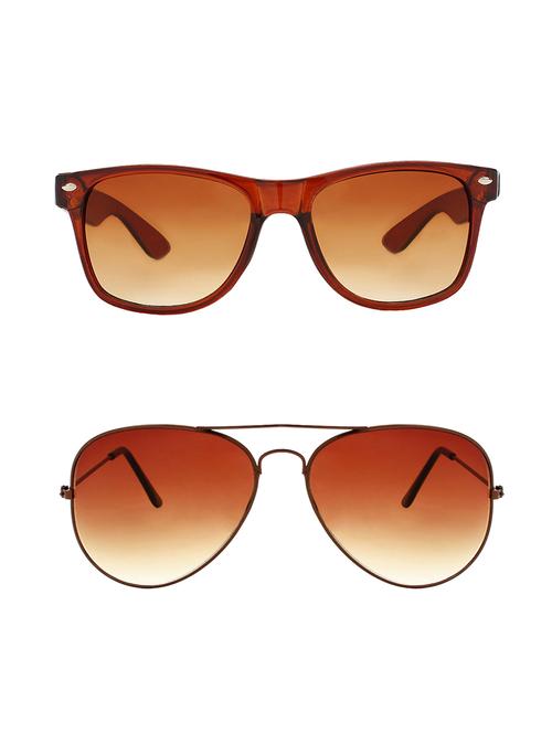 abner combo of 2 sunglasses wayfarer & aviator sunglasses-combo 2383 - 15156160 - Very Small Image - 1