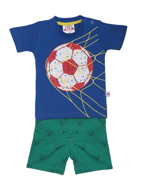 multi colored cotton shorts set - 15157953 - Very Small Image - 1