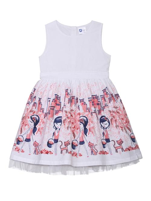 white cotton frock - 15159341 - Very Small Image - 1