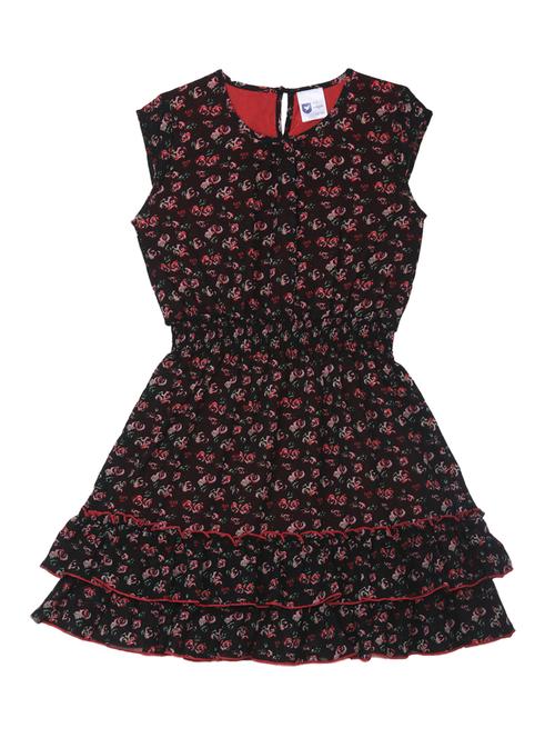 black polyester frock - 15159356 - Very Small Image - 1