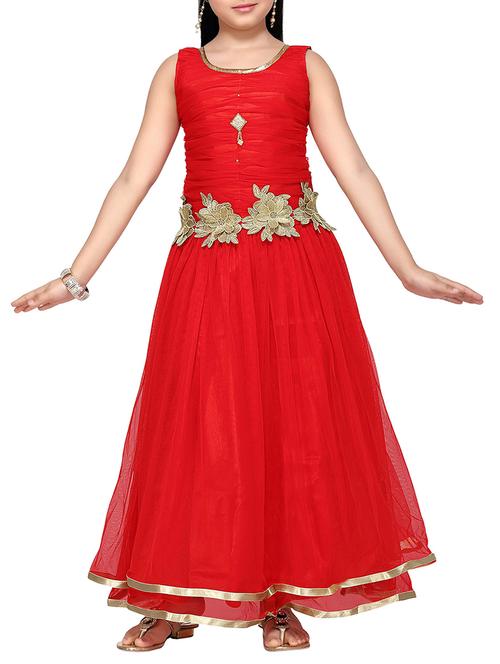 red net gown - 15159515 - Very Small Image - 1