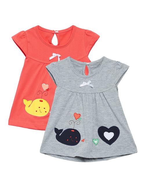 multi colored cotton frock - 15160324 - Very Small Image - 1