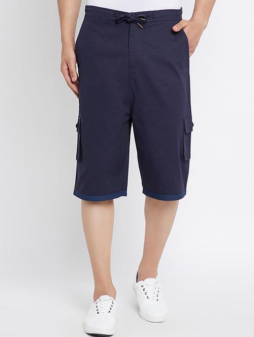 blue cotton three fourths - 15160464 - Very Small Image - 1