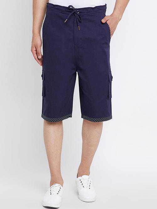 blue cotton three fourths - 15160470 - Very Small Image - 1