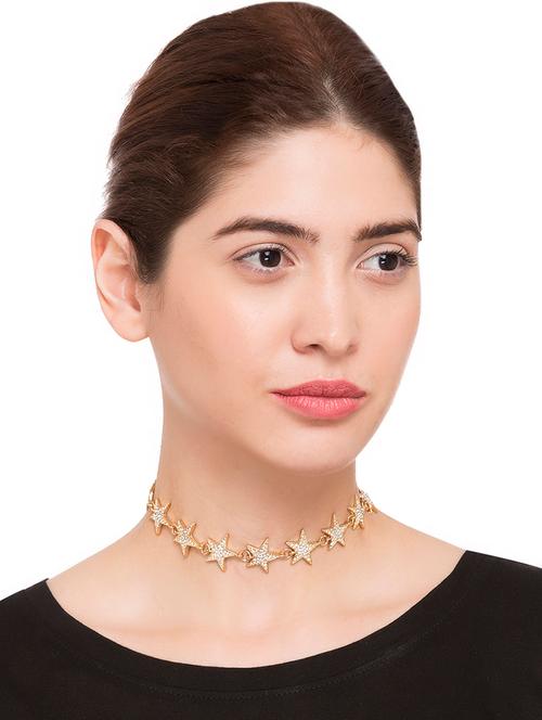 gold choker necklace - 15160481 - Very Small Image - 1