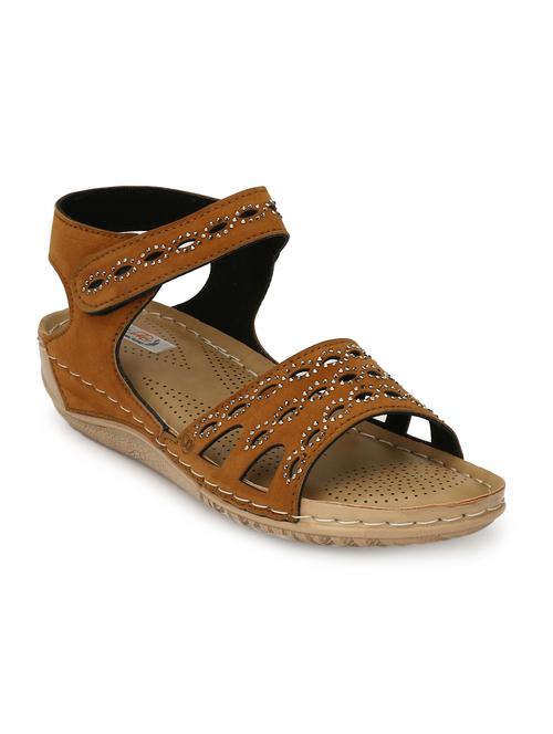 tan ankle strap wedge - 15160807 - Very Small Image - 1