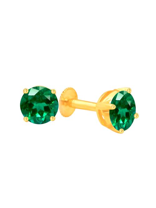 gold metal studs earring - 15163455 - Very Small Image - 1