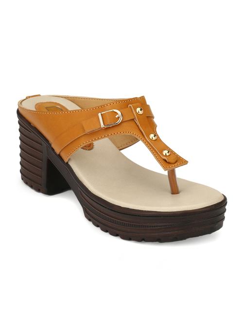 tan toe separator sandal - 15163552 - Very Small Image - 1