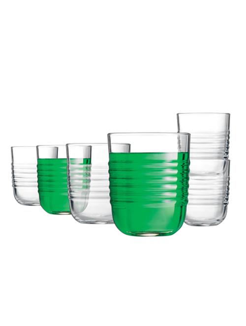 set of 6 pcs glass tumblers (270 ml) - 15167855 - Very Small Image - 1