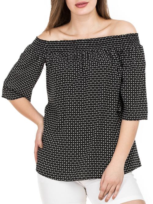 black rayon top - 15168702 - Very Small Image - 1