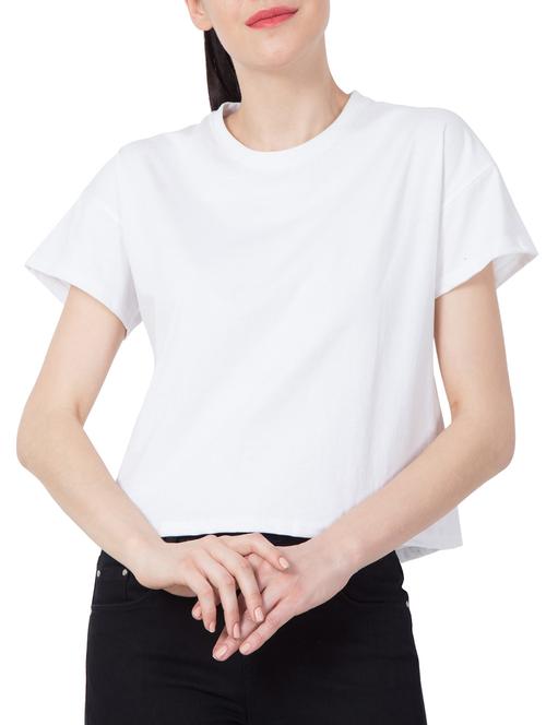 drop sleeved boxy tee - 15168828 - Very Small Image - 1