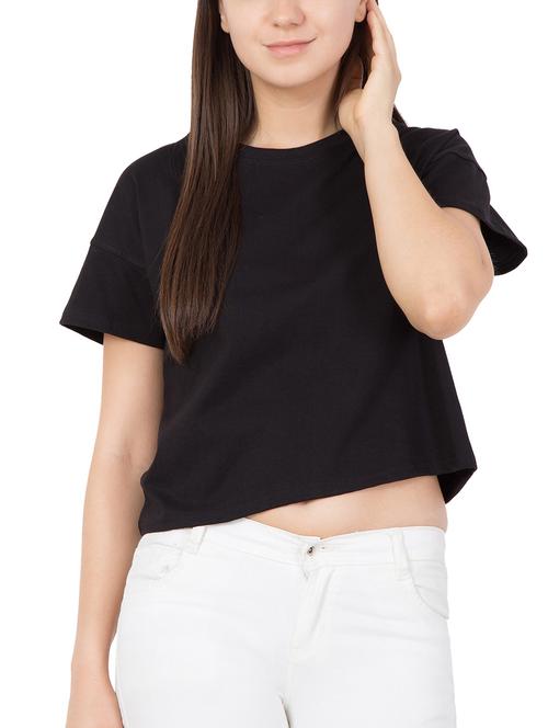 drop shoulder boxy tee - 15169317 - Very Small Image - 1