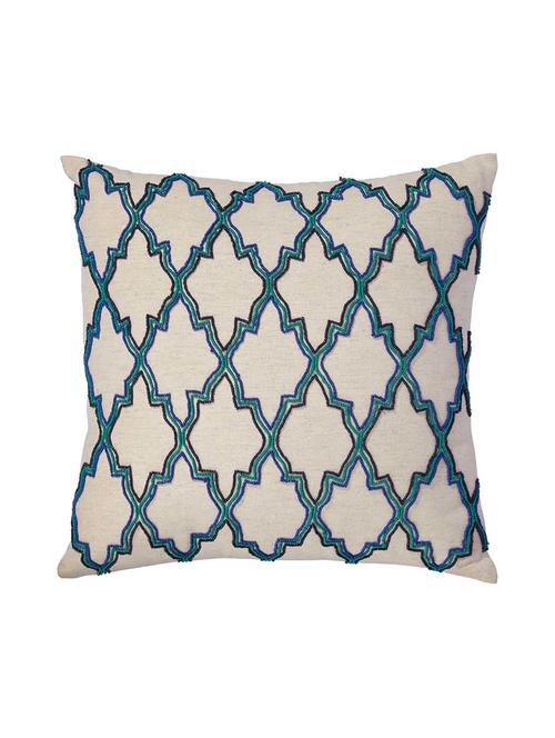 ditka cushion linen aqua - 15171395 - Very Small Image - 1