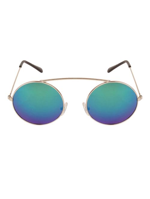 arzonai haskell ma-299-s9 round unisex green sunglasses - 15172722 - Very Small Image - 1