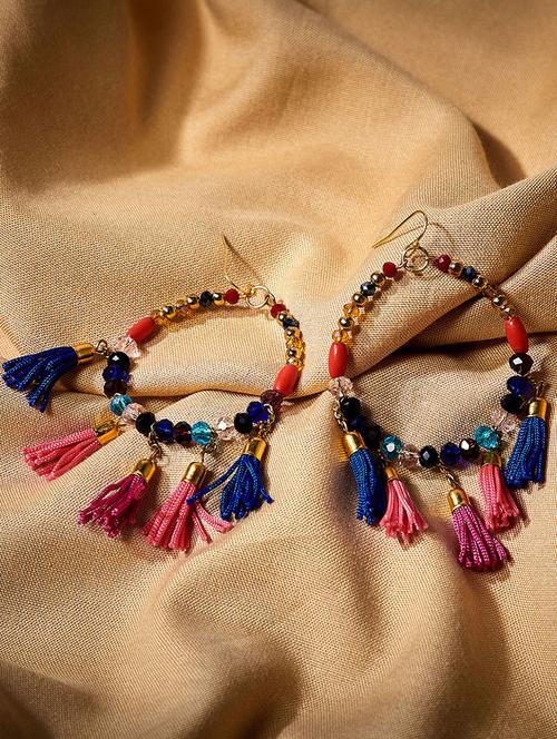 multi colored metal drop earring - 15172755 - Very Small Image - 1