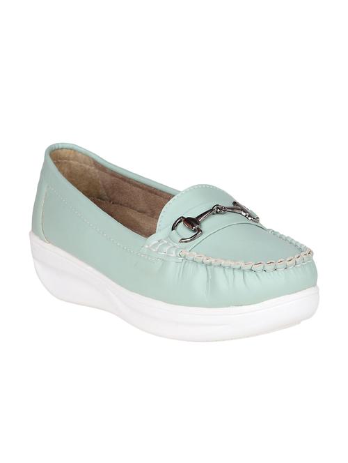 green resin slip on loafers - 15173450 - Very Small Image - 1