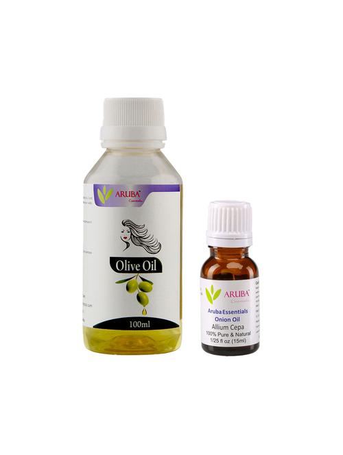 aruba essentials olive & onion herbal hair oil (100ml + 15ml) - 15173853 - Very Small Image - 1