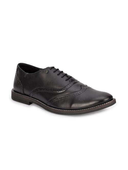 black leather lace-up brouge - 15179844 - Very Small Image - 1