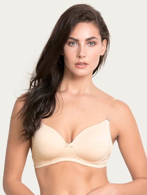 bow patch transparent t-shirt bra - 15180726 - Very Small Image - 1