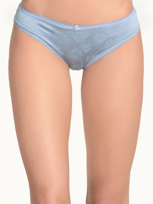 light blue printed bikini panty - 15180764 - Very Small Image - 1