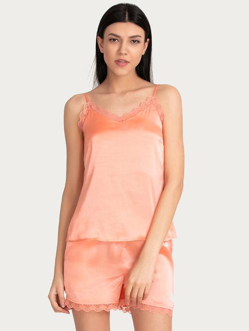 orange nightwear shorts set - 15180783 - Very Small Image - 1