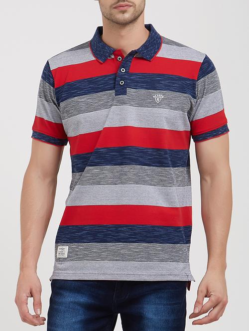 multi colored cotton polo t-shirt - 15182582 - Very Small Image - 1